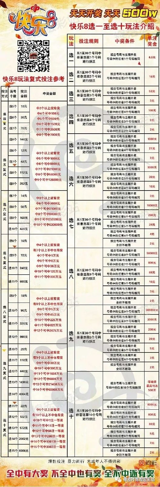 快乐8中奖表格详解，解锁幸运密码的秘籍