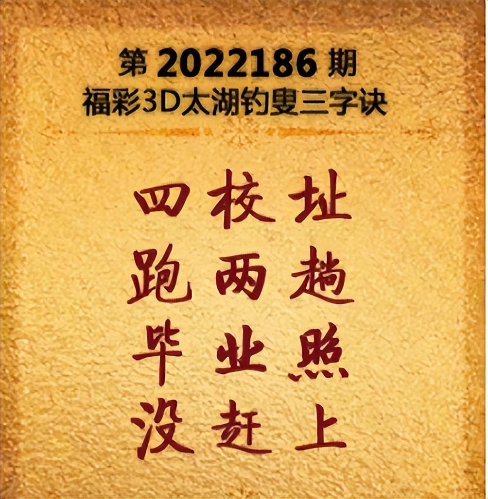 马后炮解3D太湖字，洞悉数字背后的奥秘